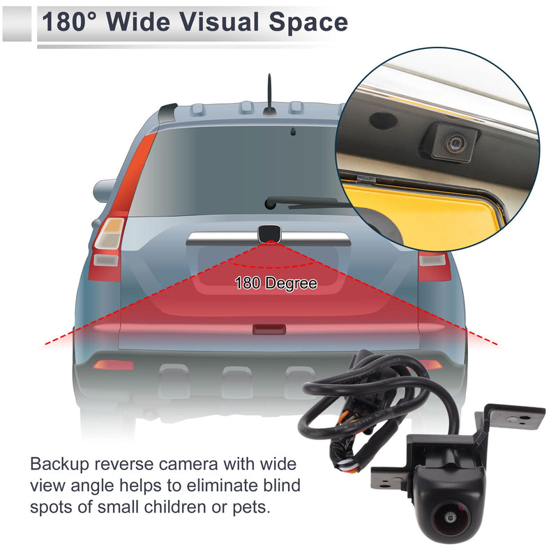 License Plate Rear View Camera for Hyundai Tucson 2016-2019 Park Assist Camera Backup Reverse Camera No.95760-D3001/95760-D3000