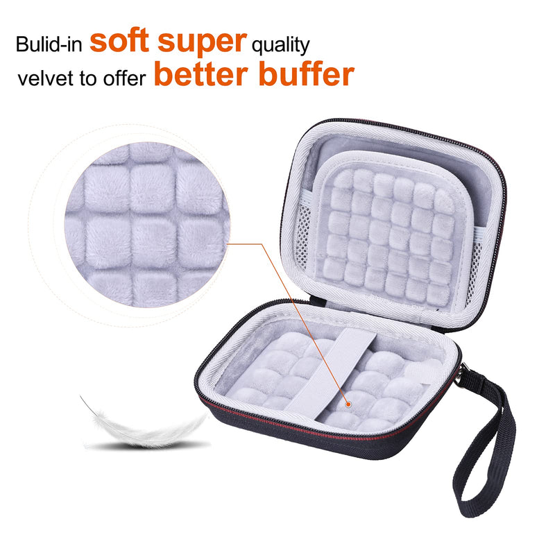 L LTGEM EVA Hard Case for Toshiba Canvio Advance 1TB / 2TB / 4TB Portable External Hard Drive USB 3.0 - Travel Protective Carrying Storage Bag