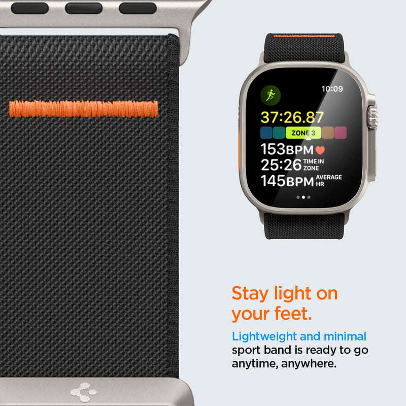 Spigen Lite Fit Ultra Band and Thin Fit 360 Designed for Apple Watch Ultra3/Ultra2/Apple Watch Ultra 49mm