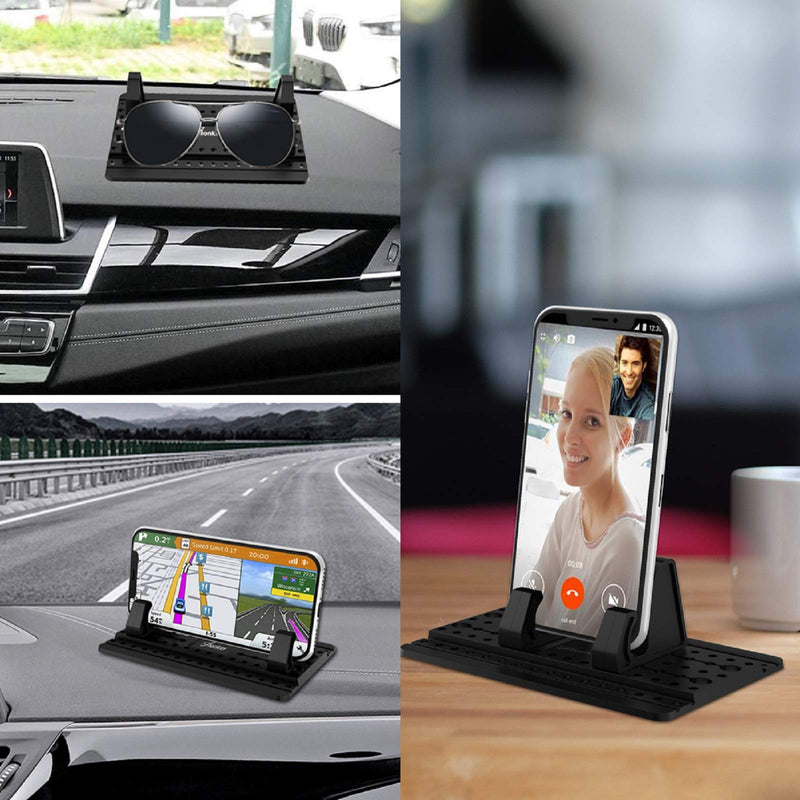 [AUSTRALIA] - Cell Phone Holder for Car, Dashboard Car Pad Mat Vehicle GPS Mount Universal Fit All Smartphones, Compatible with iPhone Xs/XS Max XR X 6S 7/8 Plus 