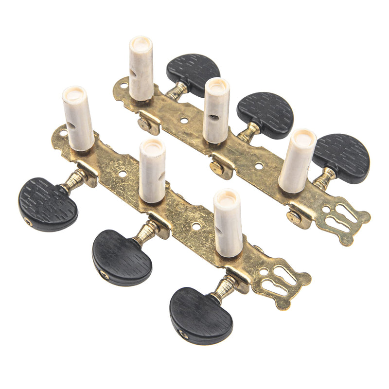 1Set Yootones Classical Guitar String Tuning Keys Pegs Guitar Machine Heads Tuning Key Pegs 3+3 Tuners(L&R) Compatible with Classical Guitar