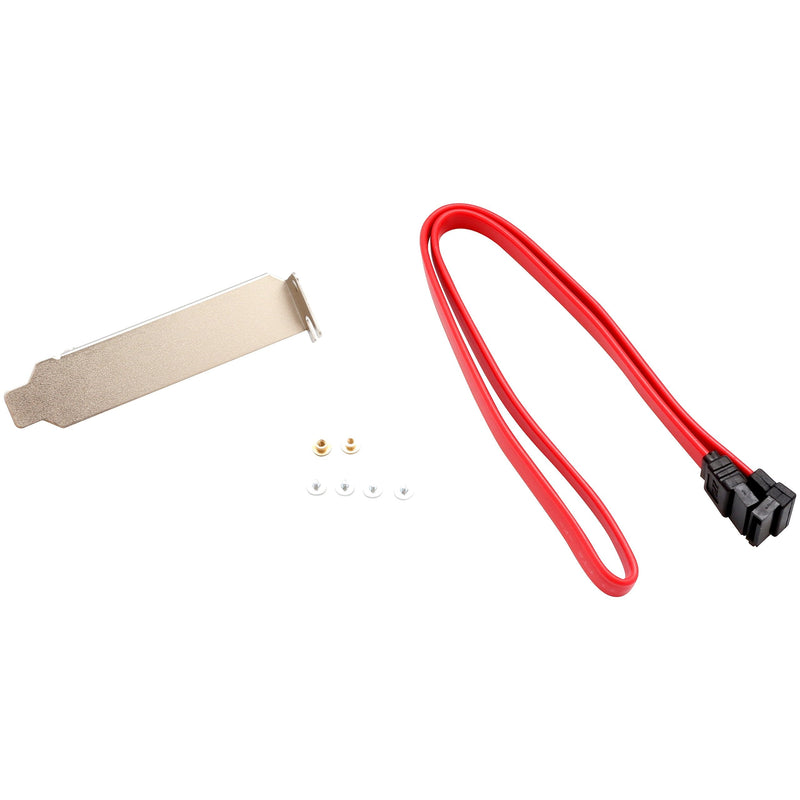 I/O Crest M2 SSD NVME M-Key to PCI-e 3.0 x4 Adapter Card and SATA B-Key M.2 to SATA Port convertor 22110 2280 2260 2242 2230 to with Low Profile Bracket - Dual M.2 PCIe Adapter M.2 M-Key & B-Key PCI-e