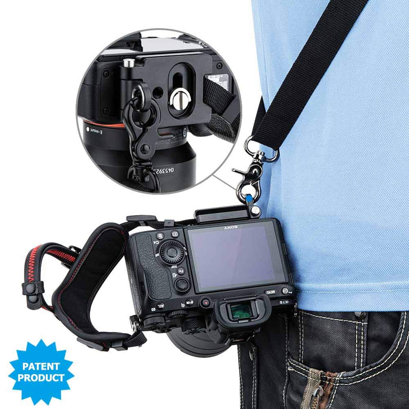 [AUSTRALIA] - Mirrorless Camera Hand Grip Strap for Sony A7CII A7RV A7IV A9III A6700 A6600 A6500 A6400 A6300 A6100 A6000 ZV-E1 A7SIII A7RIV A7 III II A7SII A7R A7S A9II Fuji X-S20 X-T30II XS10 X-T5 X-T4 GFX100S 50R 