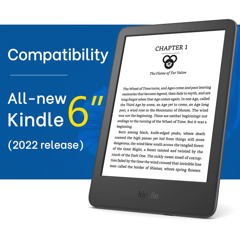 CoBak Case for All New Kindle 11th Generation 2022 Release Only - Ultra Slim PU Leather Smart Cover with Auto Sleep and Wake, Premium Protective Case for 6“ E-Reader *Sage