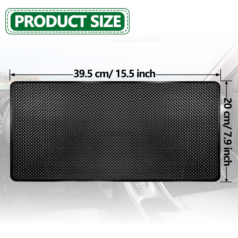 [AUSTRALIA] - Dashboard mat Rubber Non-Slip mat, 15.7"x7.8" Large Size car Non-Slip mat, car Dashboard Accessories for car Interior Organizer. Grid 