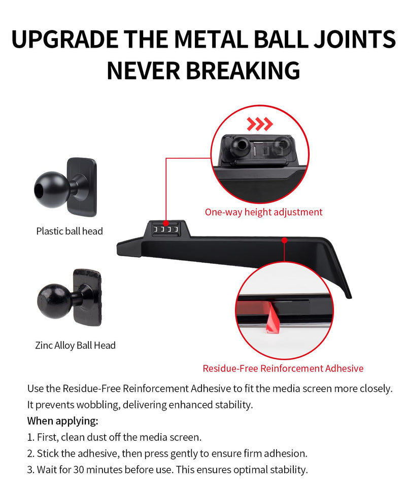 Car Phone Mount for BMW X5/X7 2019-2022, X6 2020-2023, 12.3" Screen Mount | X5 2019-2023, Magsafe Accessories Magnetic Cell Phone Mount Clip Compatible with iPhone, 3D fit Stable Navigation Bracket for 19-23 X5 & 20-23 X6 & 19-22 X7 (12.3-inch)