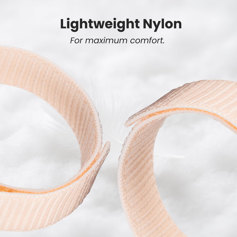 Herz P1 Smart Band + Pink Strap – Fitness & Sleep Tracking Wristband with Extra Adjustable Nylon Bands in Rose Mist, Long Battery Life, Activity & Rest Monitoring, Splash Resistant, App Connected