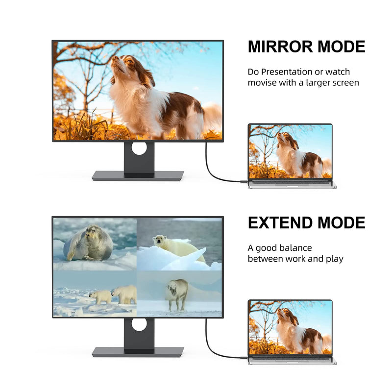 [AUSTRALIA] - VGA Cable 10 Feet, VGA to VGA Cord, VGA Computer Monitor Cable Male to Male 1080P@60hz Full HD for Computer, Laptop, Docking Station, DVD, Monitor, TV, Projector VGA Black 1-Pack 