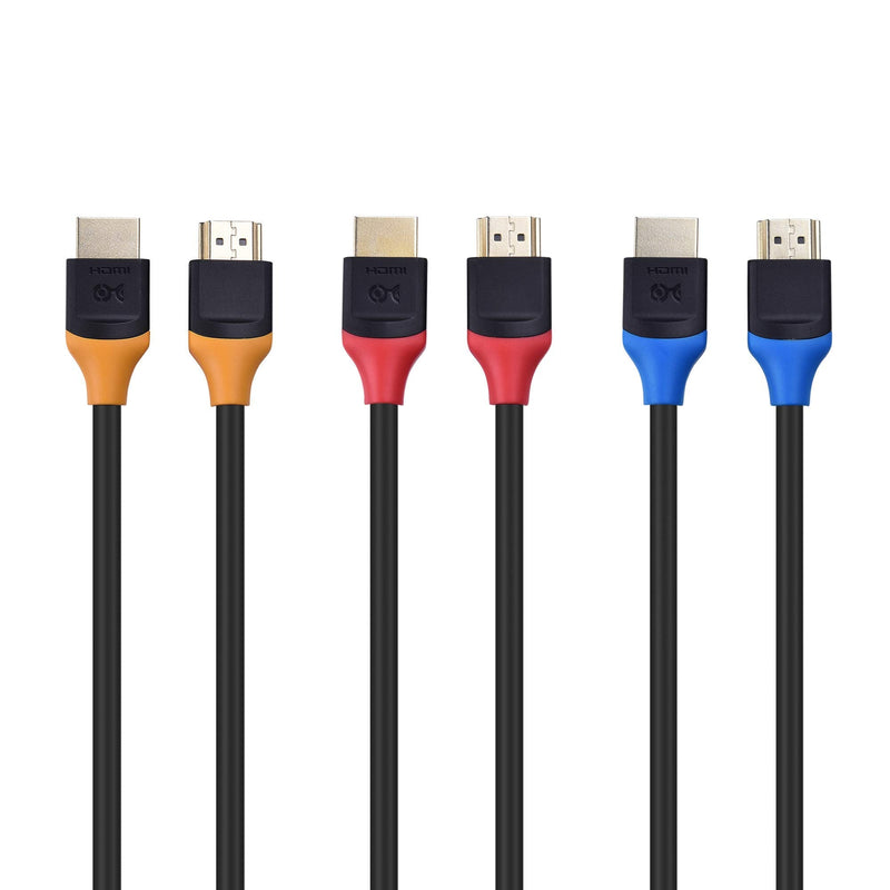 Cable Matters 1- Pack Active Mini DisplayPort to HDMI Adapter Supporting Eyefinity Technology 4K Resolution & 3-Pack High Speed HDMI Cable