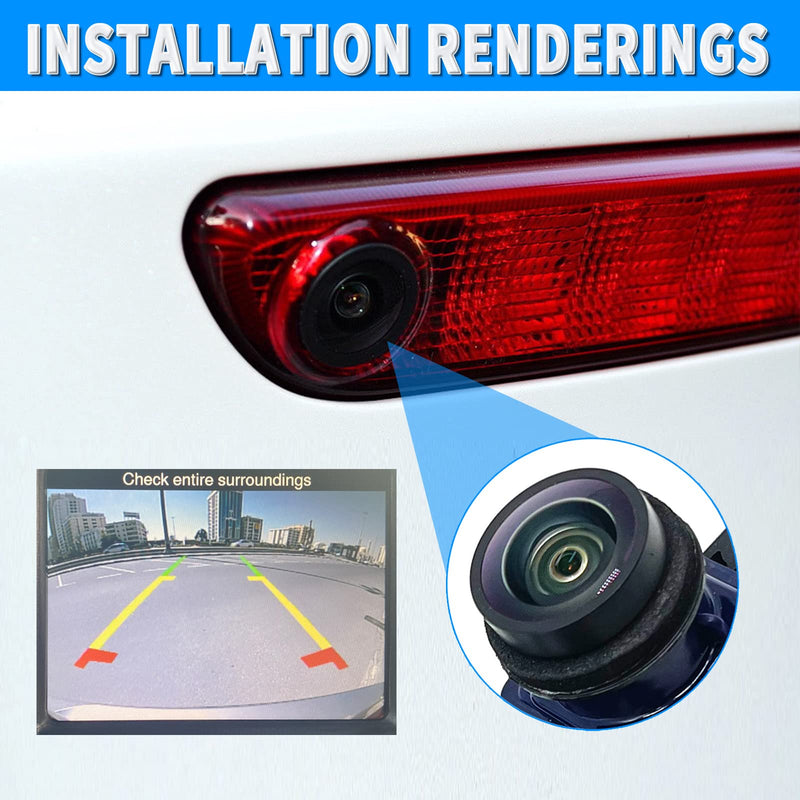 Rear View Back Up Camera Compatible with 2011-2014 Dodge Charger Chrysler 300 Replacement Backup Camera Replaces 56054058AH 56054058AD