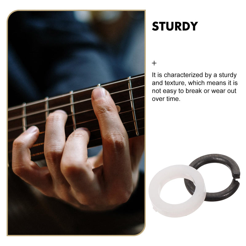 10 Pairs Guitar Peg Spacer Portable Guitar Gasket Tuner Supply Guitar Tuning Peg Gasket Guitar Spacer for Tuner Replaceable Tuner Washer Tuner Peg Washers Tuner Guitar Pads