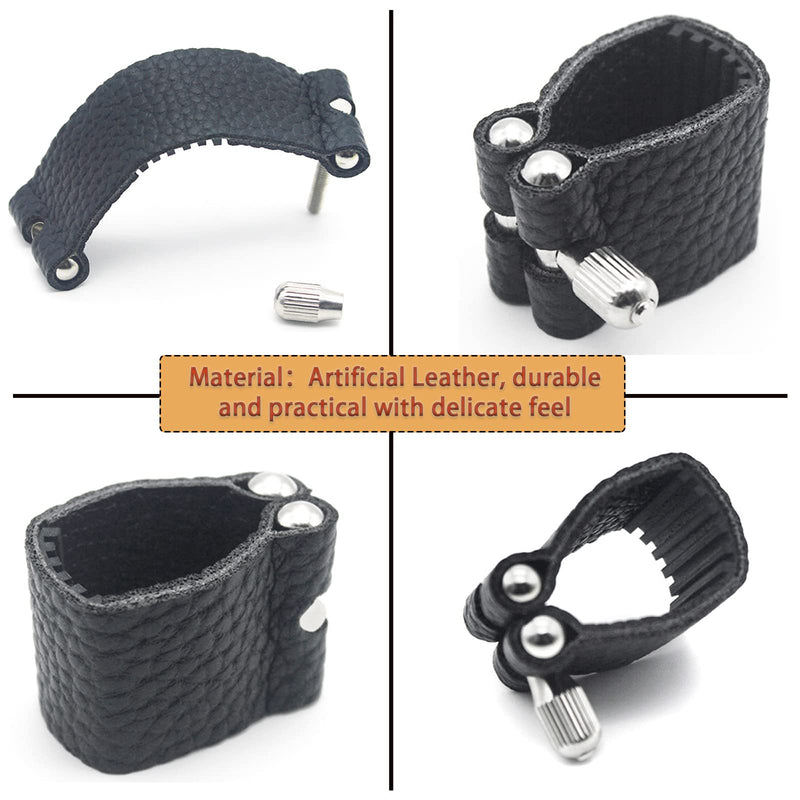 Clarinet Mouthpiece Ligature Fastener, Artificial Leather Clarinet Ligature Fastener, B Flat Clarinet Ligature Fastener, Clarinet Parts Clarinet B