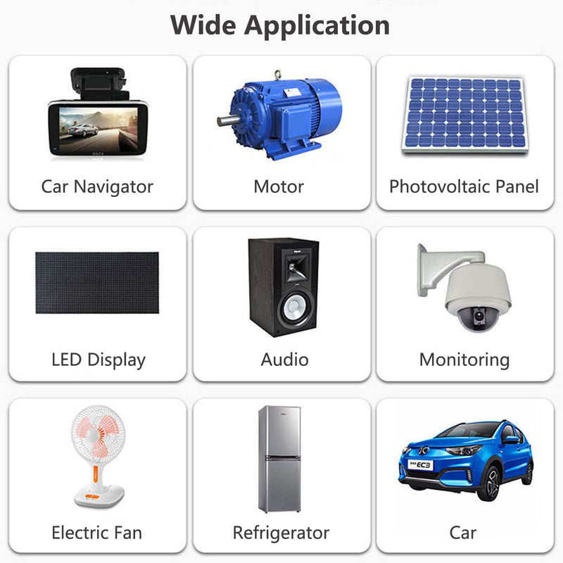 Voltage Converter 36V 48V to 12V 10A 120W DC-DC Converter 20-60V to 12V Stepdown Converter IP68 Waterproof Car Power Converter Stepdown Converter Power Supply Module 36/48V to 12V 10A