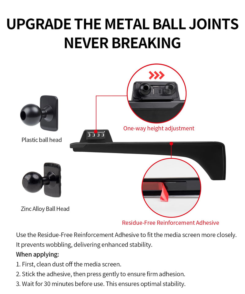 Car Phone Holder for Lexus NX NX350/ NX350h/ NX450h+ 2022-2026, 14" Screen | NX450h+F Sport 22-26, Magsafe Accessories Magnetic Cell Phone Mount Clip Compatible with iPhone, 3D fit Navigation Bracket for 22-26 NX (14-Inch only)