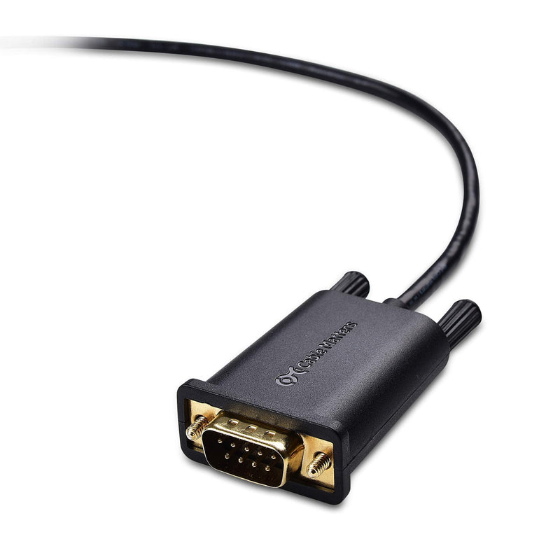 Cable Matters USB C to Serial Adapter Cable (USB-C to Serial, USB C to DB9, USB C to RS232) 3 ft - Thunderbolt 4 / USB4 / Thunderbolt 3 Port Compatible with Dell XPS 13, 15, Surface Pro and More