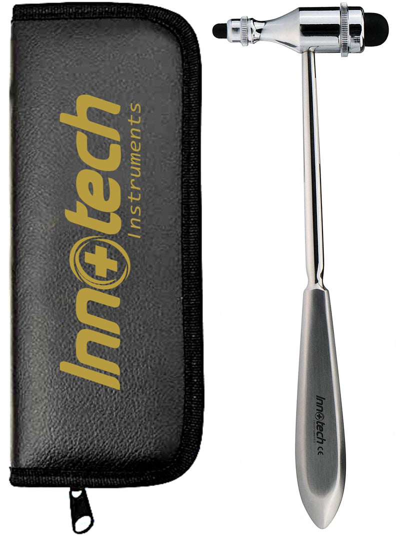 Innotech Tromner Neurological Reflex Hammer for Skin Reflexes and Surface Reactions (Silver) silver