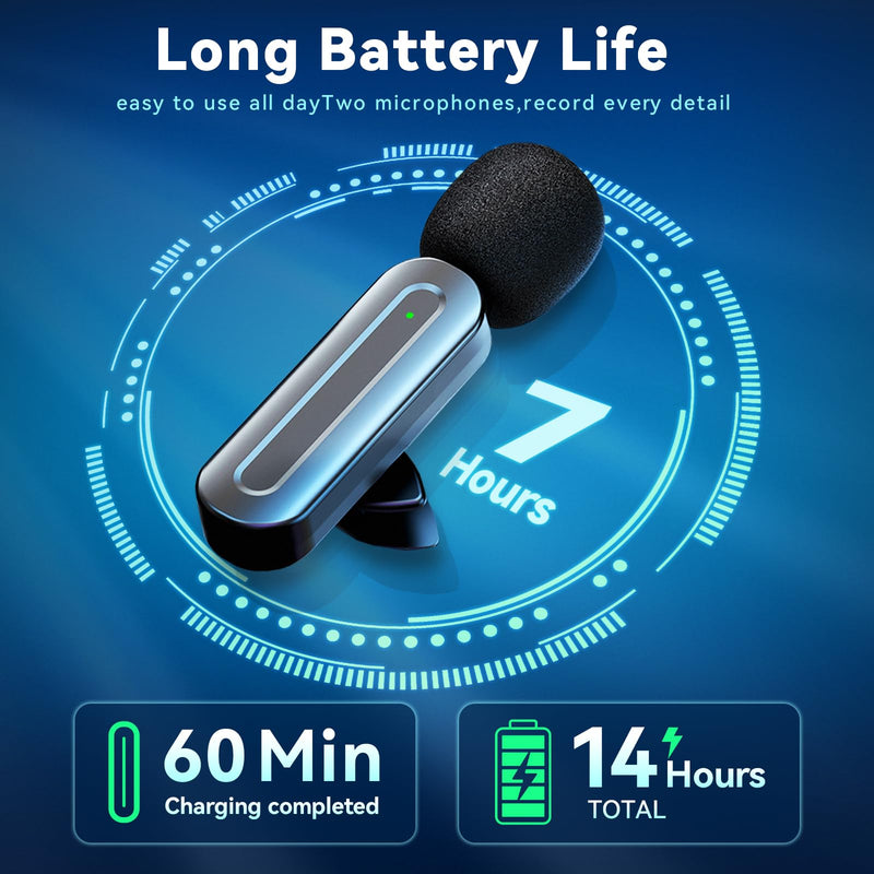 [AUSTRALIA] - 3 in 1 Wireless Lavalier Microphones for iPhone,Android,USB-C,Camera,Built-in Reduction ChipNoise,Plug-Play, 2.4G Ultra-Low Delay Mini Microphone for Interview/tiktok/Vlog/YouTube(3 MIC) 3MIC-3IN-1 