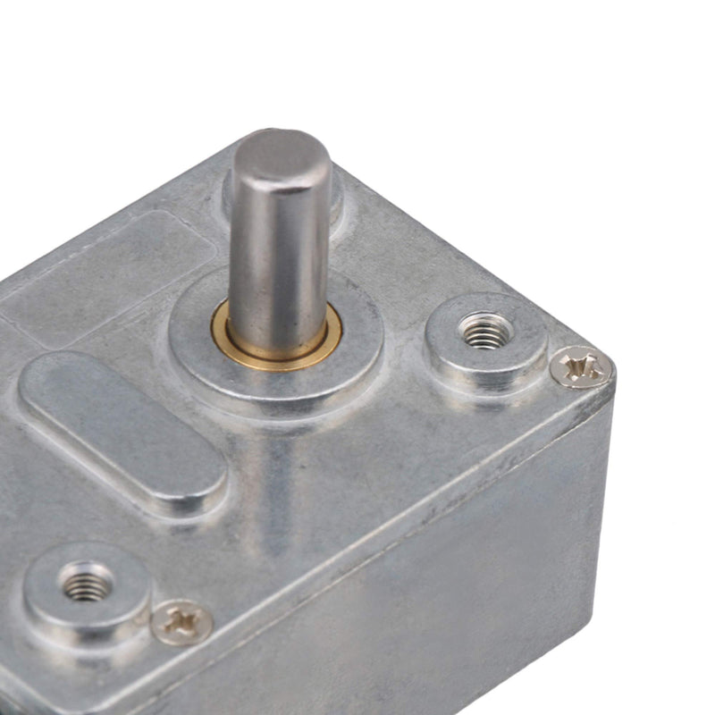 DC 12V 0.6RPM Square Low Speed High Torque Turbo Worm Geared Motor Right Angle Gear Motor