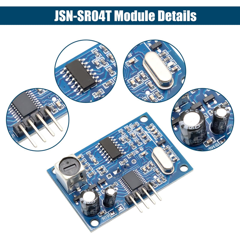 [AUSTRALIA] - JSN-SR04T Ultrasonic Distance Transducer Sensor Module Binghe JSN-SR04T Integration Ultrasonic Distance Transducer Sensor Module JSN-SR04T Distance Measuring Module Waterproof 5V Compatible with 