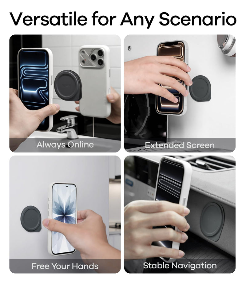 Aulumu AC01 for MagSafe Sticker + A17 Aramid Fiber iPhone Air Case Compatible with MagSafe