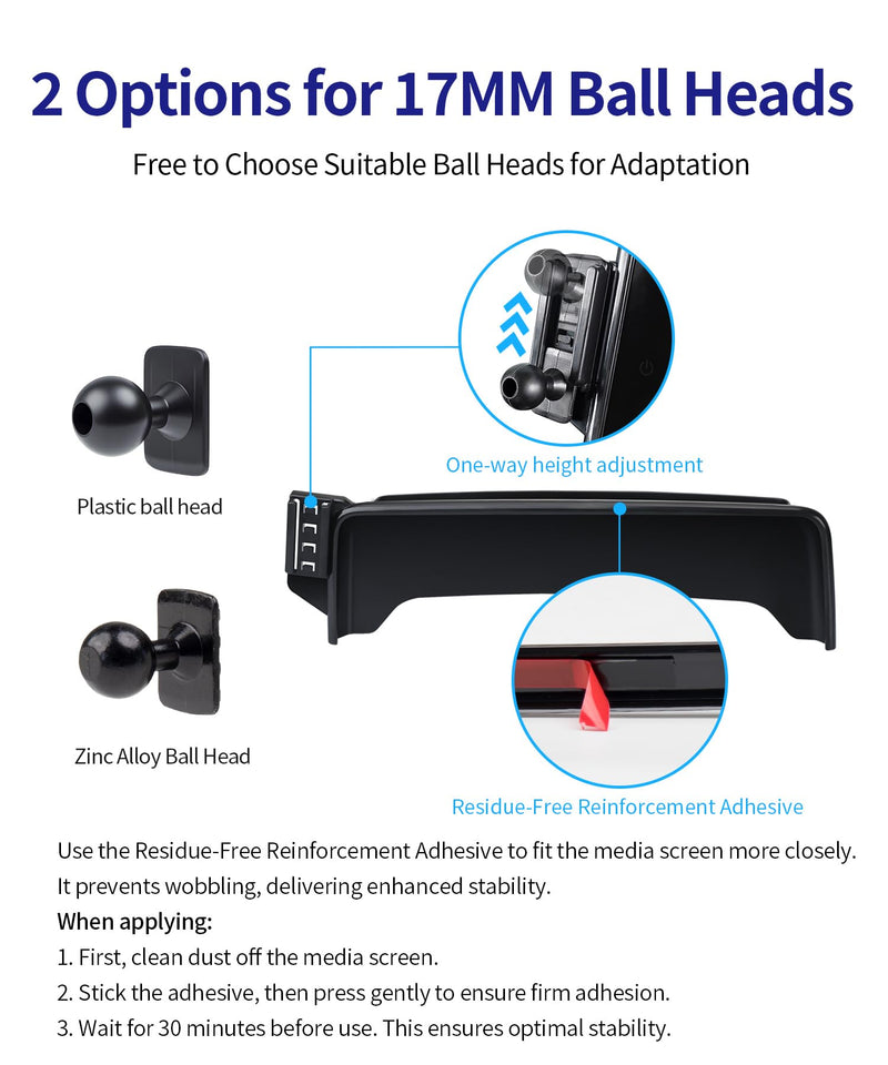 Auto Clamp Car Phone Holder for BMW X3/X4 2019-2021, 10.25/10.3" Screen | Universal Mechanical Clip Cell Phone Mount Accessories Fit iPhone Android,Automobile Cradle GPS Dashboard Navigation Bracket 10.25/10.3-inch for 2018-2021 X3/ 2019-2023 X4