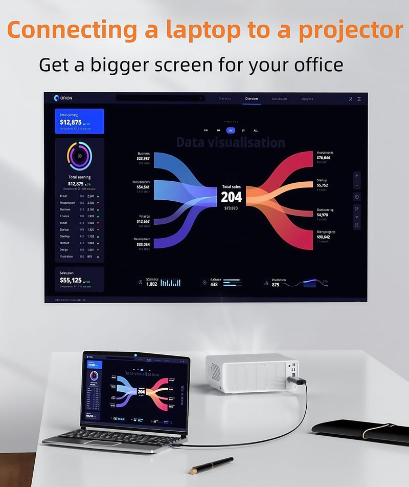 [AUSTRALIA] - USB to HDMI Cable, Built-in Drivers, 6FT USB 3.0 to HDMI Male Cable HD 1080P Monitor Converter Cord with Audio for Desktop, Laptop, Monitor, Projector, HDTV Compatible with Windows/MAC /Android OS 6Feet Grey 