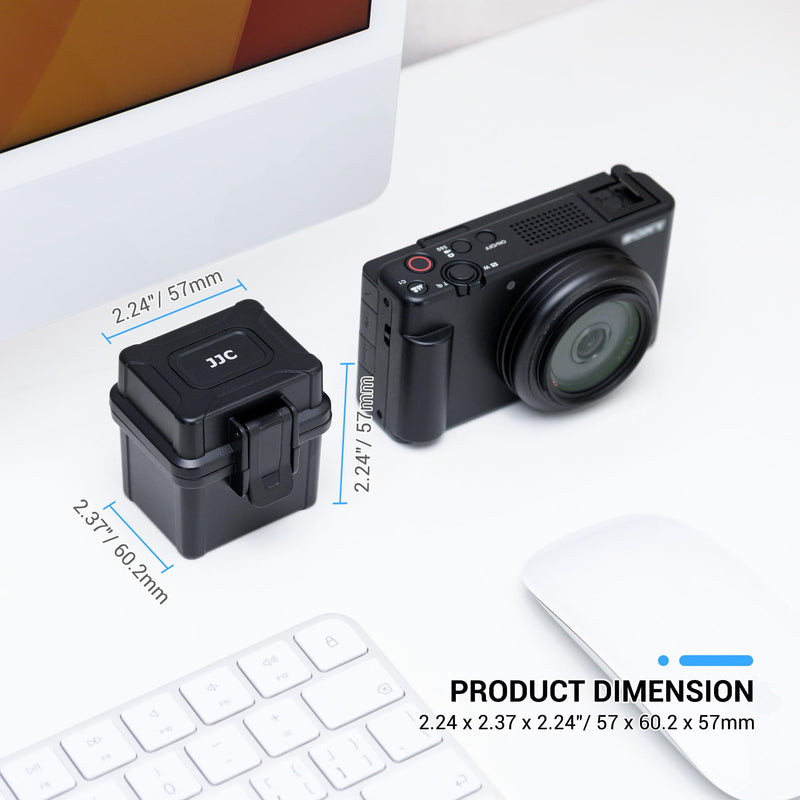 JJC LED Light Guide Ring with LI-90B LI-92B Battery Memory Card Case for Olympus Tough TG 7 TG6 TG5 TG4 TG3 TG2 TG1