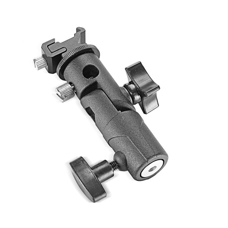 [AUSTRALIA] - Neewer Professional Universal E Type Camera Flash Speedlite Mount Swivel Light Stand Bracket with Umbrella Holder for Canon Nikon Pentax Olympus and Other Flashes, Studio Light, LED Light(2 Pack) 