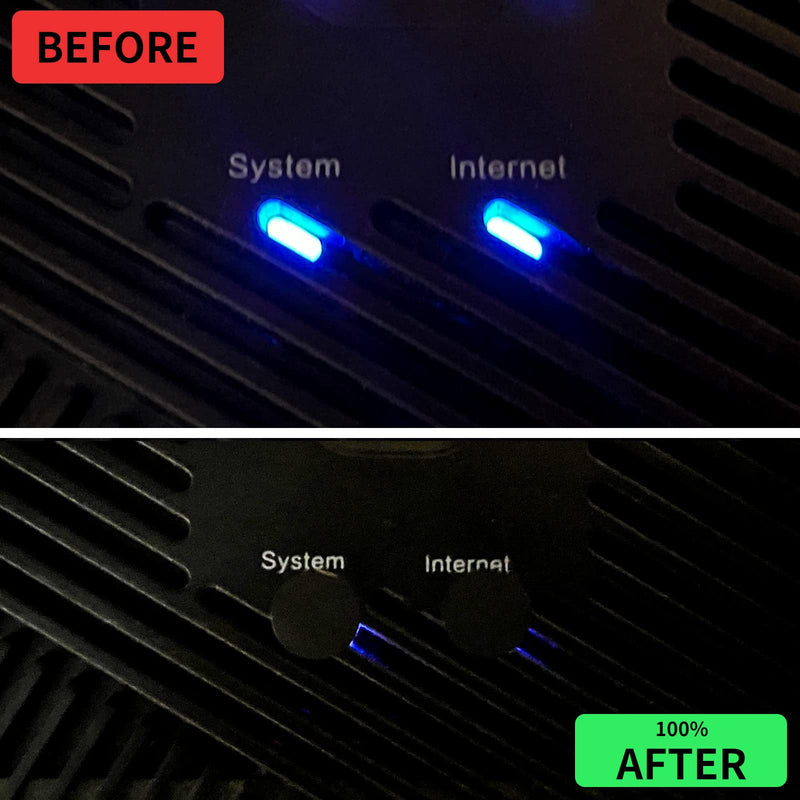 LED Light Blocking Stickers,Light Blackout Stickers,2 Sheets Cover White and Black,Blackout Stickers for Electronic, LED Covers,Block 100% of LED Lights (Cut-100% Blocking White and Black) Cut--100%shading White and Black