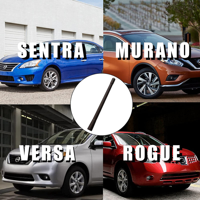[AUSTRALIA] - Car Antenna Compatible for Nissan Versa 2007-17 Sentra 2007-13 Murano 2003-17 Rogue 2008-16 Altima 2006-11 Car Roof Replace Radio 7 inch Antenna Mast 28215-8H700 