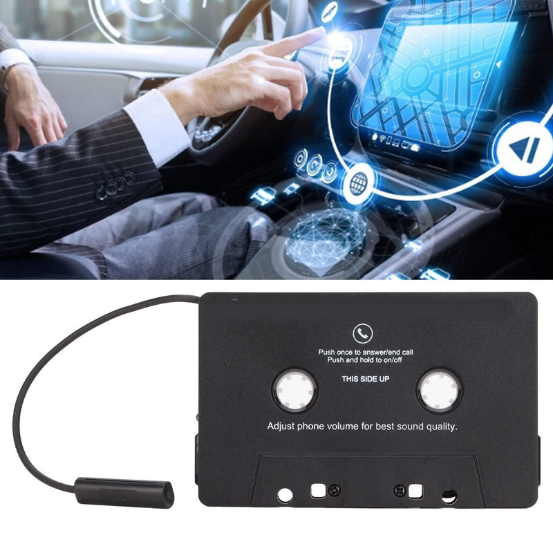 Bluetooth Cassette Adapter for Car with Stereo , Cassette Tape to Aux Adapter Smartphone Cassette Adapter for Mobile Phone, Tablet, MP3 Player, Headset