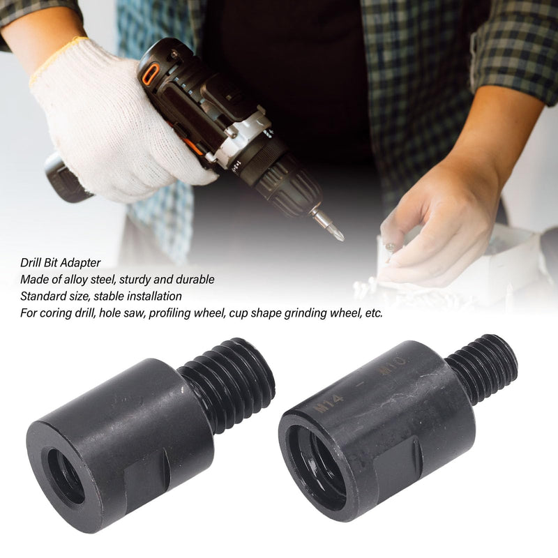 M10 to M14 Thread Converter Adapter, M10 to M14 Thread Converter Adapter, M10 to M14 Extension Bar for Drill Core Bit Grinding Wheel Angle Grinder