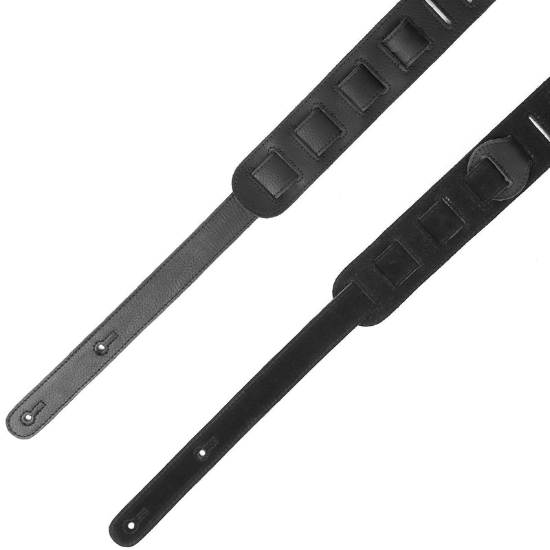 [AUSTRALIA] - Anwenk Leather Guitar Strap with Extension Genuine Leather Electric Guitar Strap Acoustic Strap Bass Strap with Extension, Cow Leather, Top Grade Material,Best Gift for Guitar Fans 