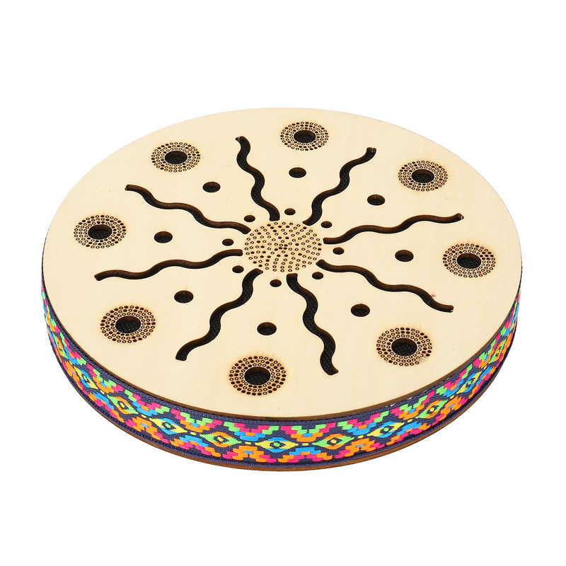 Portable, Authentic Ethnic Sound, Maple Percussion Instrument, 8in, for Meditation, Relaxation, Music Therapy, Home Decor, School