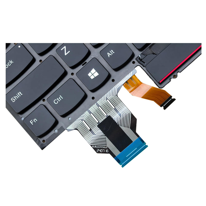 Backlit Keyboard Replacement for Lenovo Thinkpad X1 Carbon 8th X1 Yoga 4th | Laptop Keyboard Replacement for Lenovo Thinkpad X1 Carbon 8th 2020 (20U9 20UA) X1 Yoga 4th 2019 Gen4 (20SA 20SB 20QF 20QG) US