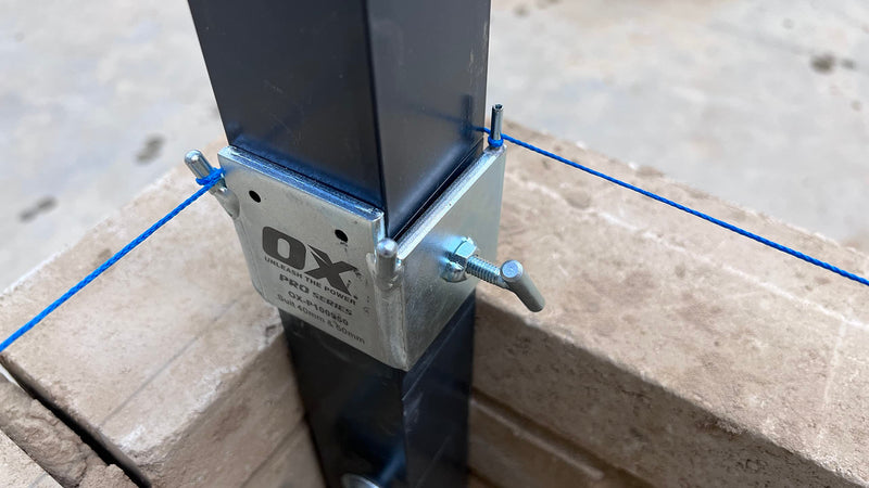 OX Pro Dori Block - Zinc Plated Solid Steel Dori Block - Brick Profile Tool