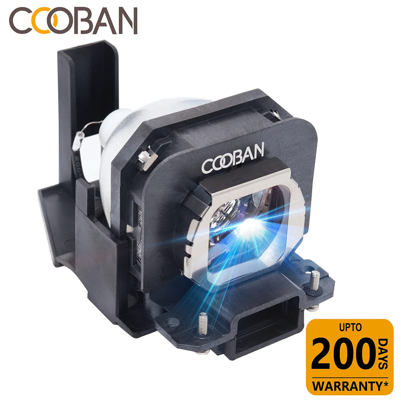 COOBAN ET-LAX100 Replacement Projector Lamp Bulb with Housing for Panasonic PT-AX200U PT-AX100 PT-AX100E PT-AX100U PT-AX200 PT-AX200E TH-AX100 Projector Lamp