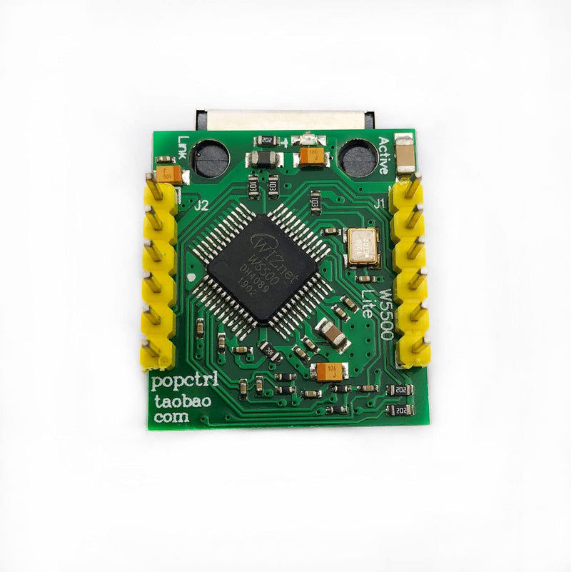 FainWan 2PCS USR-ES1 W5500 Chip New SPI to LAN Ethernet Converter TCP/IP Module Compatible with Ar-duino