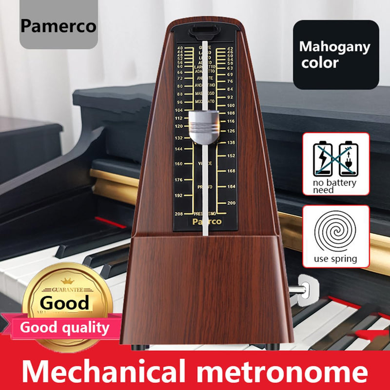 Mechanical metronome, piano sound, big guitar, violin, drum kit, instrument, universal rhythmologist (Musical Instrument Universal【Mahogany color】) Musical Instrument Universal【Mahogany color】