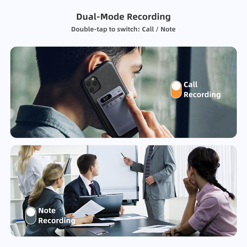 [AUSTRALIA] - AI Voice Recorder with App Control, Advanced AI Transcribe & Summarize with 64GB Memory, Note Voice Recorder, Audio Recorder for Meetings, Lectures, Interviews, Supports 118 Languages, Grey 