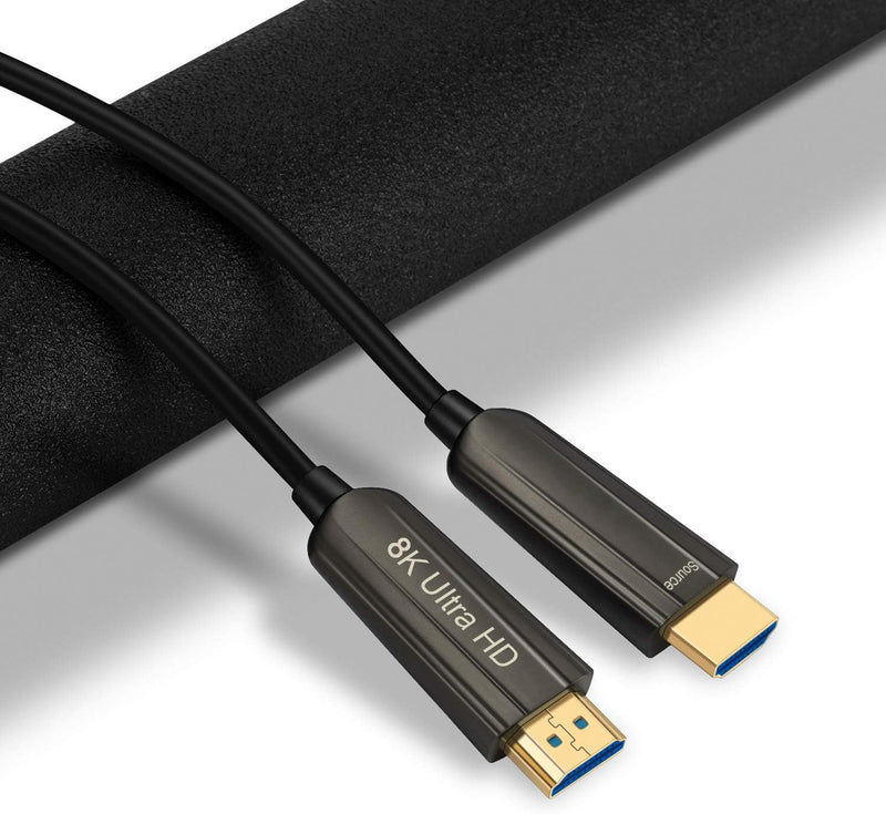 8K Fiber Optic HDMI Cable, High Speed HDMI 2.1 Cable Support with 4K@60Hz Dynamic HDR 10,eARC,HDCP2.2,-100ft M02-100Ft