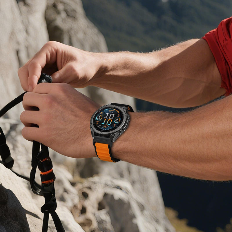 22mm Watchband Compatible with Garmin Fenix 8/tactix 8 AMOLED-47mm/Fenix E/7 Pro/7/6 Pro/6/5 Plus/5/Descent G2/G1 Solar/Quatix 7 Pro 6/Forerunner 965/955/945/935
