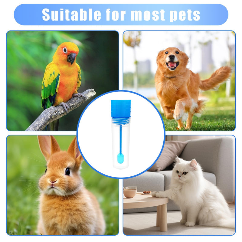 Pack of 28 Chair Sample Tubes, Sample Tube with Spoon, 20 ml Faecal Sample Tube, Dog Chair Catcher for Chair Sample, Sample Tube with Label Sticker for Pets for Testing