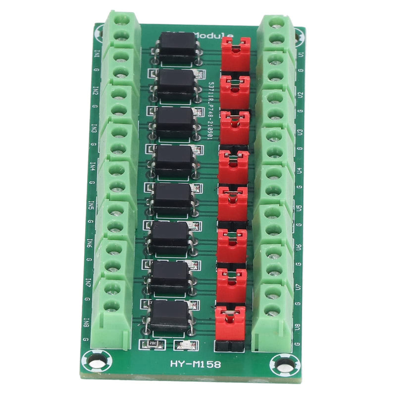 Optocoupler Insulation Board 3.6-30V Optocoupler Isolation Module 8 Channel Signal Converter PCB Material High Level Output