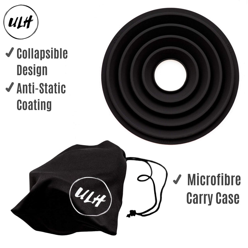[AUSTRALIA] - Original ULHgo Ultimate Lens Hood - Camera Lens Anti Reflection - LenSkirt Antireflection - DSLR Rubber Lens Hoods - Fits 49mm to 82mm Filter Thread - from Kickstarter 