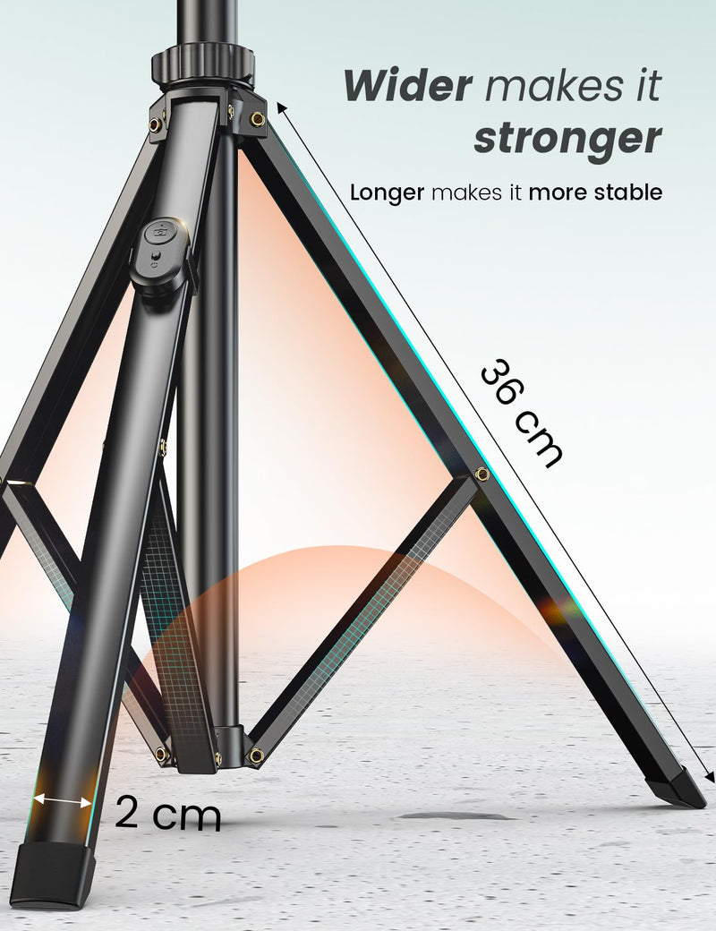 [AUSTRALIA] - 71'' Phone Tripod & Selfie Stick, Tripod for iPhone with Detachable Remote, Portable Phone Tripod Stand for Video Recording, Travel Tripod for Cell Phone, Compatible with Smartphones, DSLR 