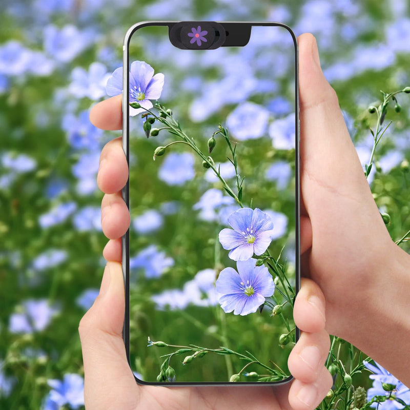 Laptop Camera Cover Slide Webcam Cover for Privacy Fits for Mini PC, PC, Surface, Tablet, Desktop Computer, Smart phone - 3 Packs, Flower