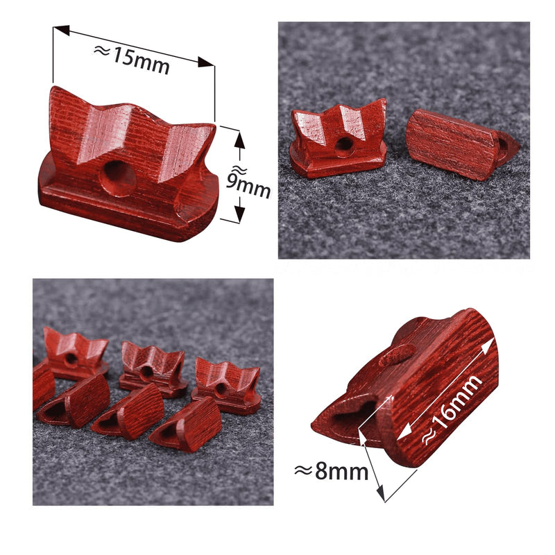 [AUSTRALIA] - 4pcs Professional Sandalwood Erhu Bridge Accessories for Enhanced Sound Replacement Parts for Erhu Performers Bridge*4 