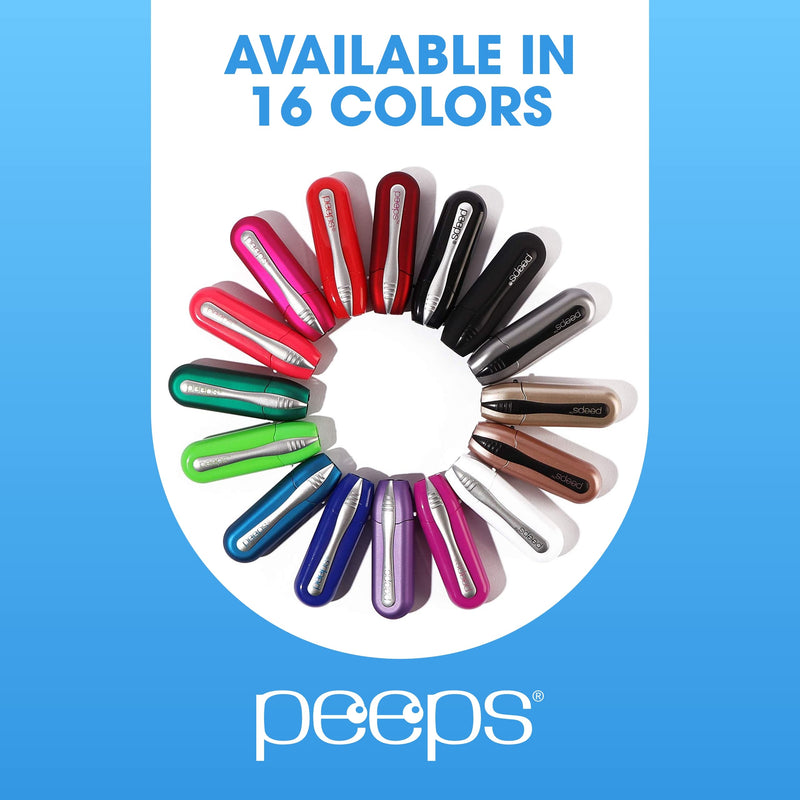 Peeps Carbon Klean Eyeglass Lens Cleaner - Efficient and Durable Carbon Microfiber Technology - Exclusively Used by NASA - 500 Uses (Black Soft Touch) 1 Count (Pack of 1) Black Soft Touch