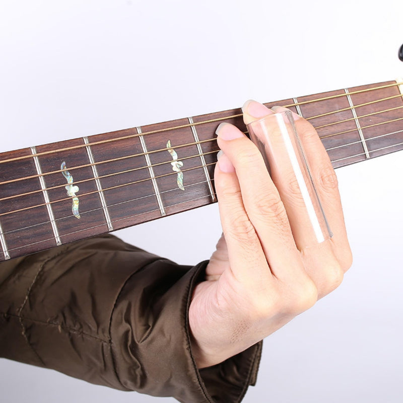 [AUSTRALIA] - 3Pcs Glass Guitar Slide Set - Three Sizes for Versatile Use - Smooth Glass Slides Enhance Guitar Playing - Suitable for Electric, Acoustic, and Bass Guitars - Ideal for Musicians 51mm*1, 60mm*1, 70mm*1 